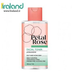 تونر پاک کننده آرایش برای پوست نرمال Petal Rose 150ML