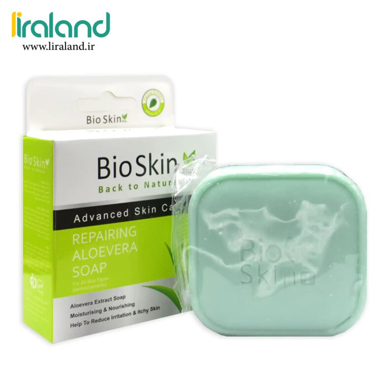 صابون مرطوب کننده ارگانیک حاوی آلوئه‌ورا Bio Skin وزن 100g